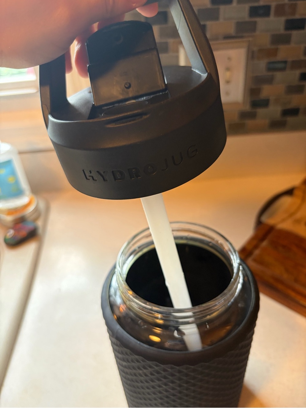 HydroJug large glass water bottle - Picture 5 of 6